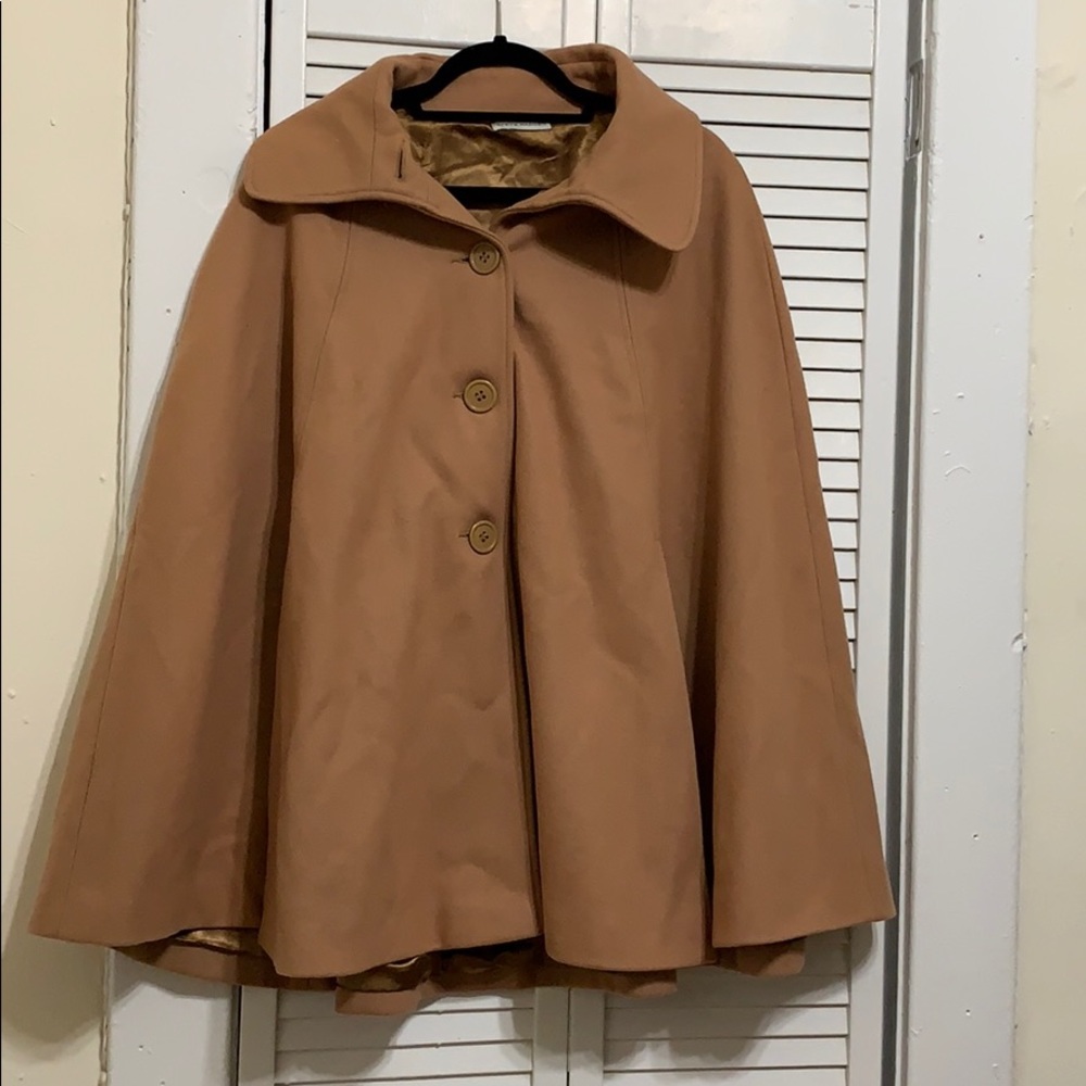 Steve Madden | Tan Wool Cape Coat